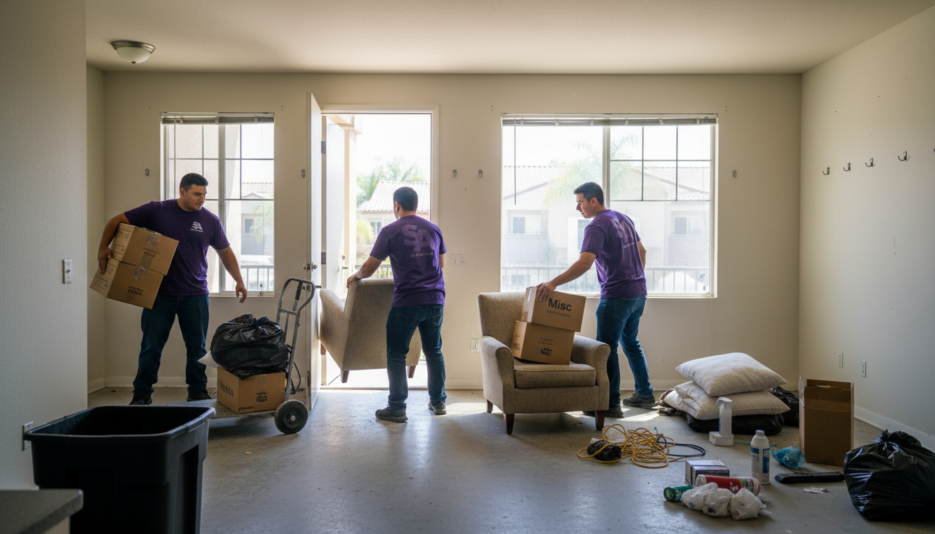 Need apartment clean out services in San Marcos We provide quick cleanouts for your rental units ensuring timely turnovers with minimal hassle