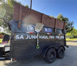 SA Junk Haul truck providing junk removal services in San Marcos, CA